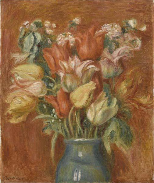 Pierre-Auguste Renoir Bouquet de tulipes china oil painting image